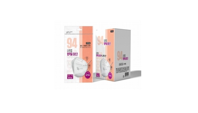 Respiratory Protection Mask(KF94) against fine dust and COVID-19 • 100% domestic product of nonwoven...