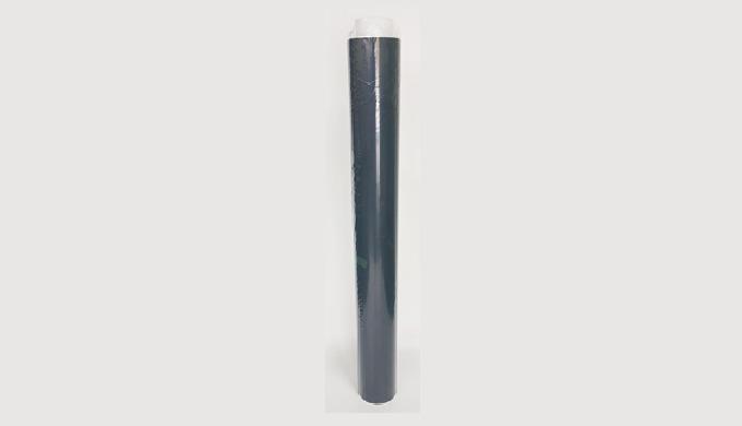 This pressure sensitive adhesive tape is made of our own technology. - acrylic adhesive on black PET...
