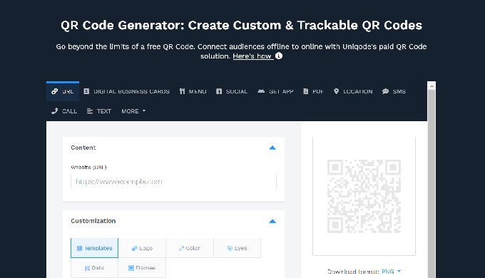 Uniqode's QR Code Generator is a state-of-the-art tool designed to help businesses create custom, dy...