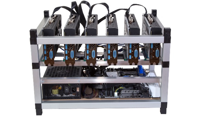6 GPU AMD RX 6700 12GB XT MINING RIG RIG 6 GPU AMD MINER – Best bitcoin mining rigs store online Rem...