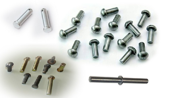 Rivets décolletés en métal