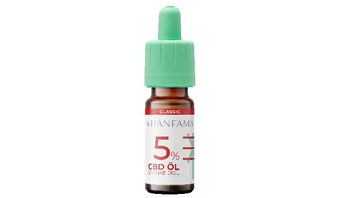 Das in Hanfama Classic 5 % CBD Öl enthaltene Naturextrakt besteht aus natürlich vorkommenden Phytoca...