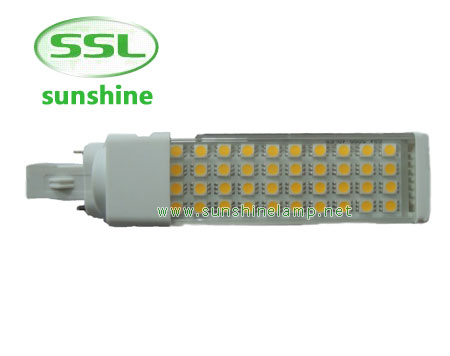 9W LED Plug lightDescription:Epistar 5050 SMD LEDAC100~240V input options9W power consumptionWarm wh...