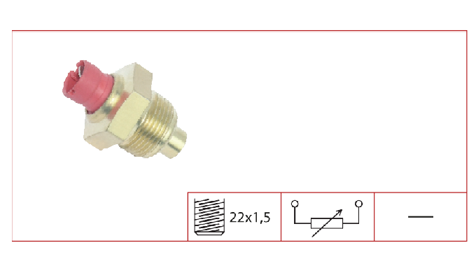 TEMPERATURE SENDING UNITS (OEM 3.3982) COMPATIBLE VEHICLES ; FIAT, NEW HOLLAND, TUMOSAN, FORD TRACTO...