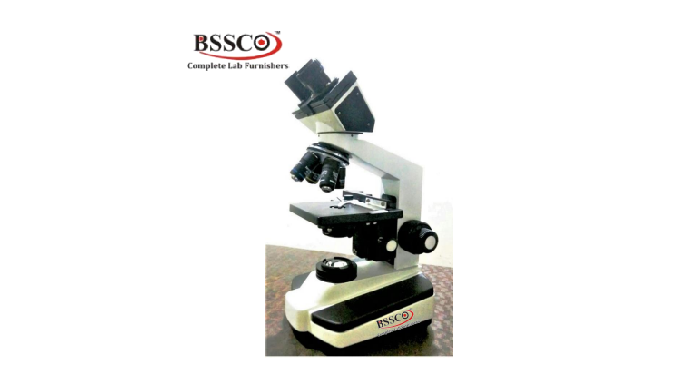 Binocular Microscope Co-Axial Focusing Control Two 10x Wide Field Eyepiece Objectives:- , 4 nos. Par...