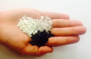POST INDUSTRIAL Transparente Blanco Negro MIX TER PLASTIC - formulación propia - Negro