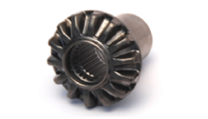 In order to prevent left and right of drive shaft rotational speed different, use bevel gear to tran...