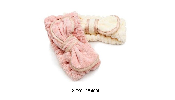 This velvet ribbon facial headband collection features a soft, cozy texture and a secure, wide band ...