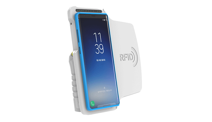 Description α711 RFID reader for your smartphone A711 is a High performance UHF RFID reader connecti...