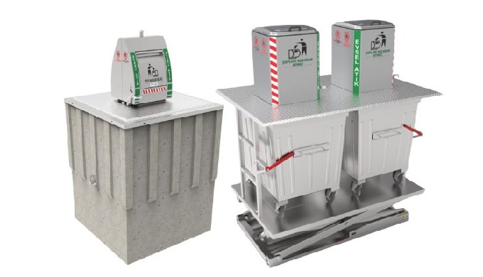 Underground waste containers: discreet, hygienic, and space-saving waste management traditional wast...