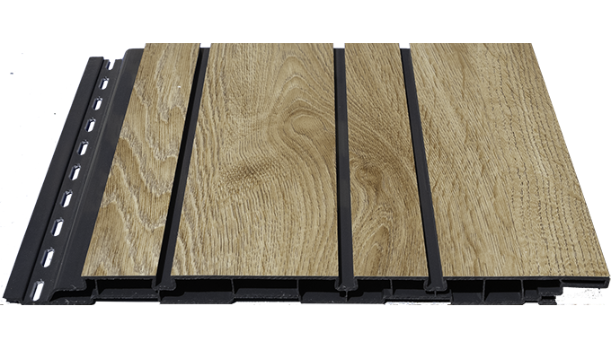 Lame de bardage PVC imitation bois E015