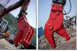 _One(1) cylinder type pulverizer. _Fixed type system(No rotation) _Application : Demolition of struc...