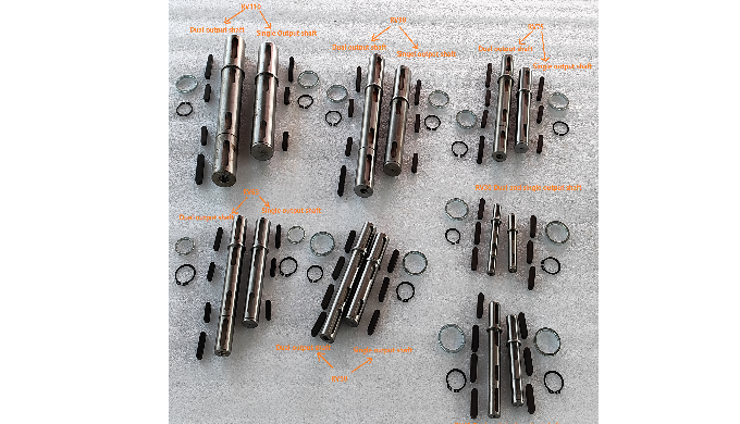 CHENYUE Single Output Shaft Matching for Worm Gearbox NMRV030/ RW030 /VF030