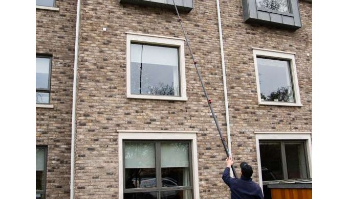 Professional window cleaning services for the exterior and interior of homes and businesses in Dubli...