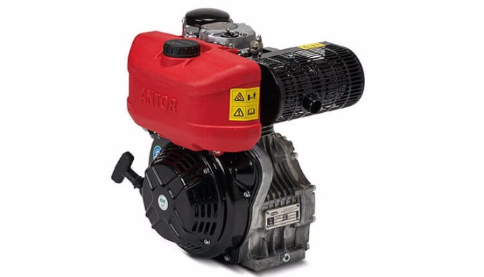 Yerli üretim Antor AD 320 dizel motor 4 zamanlı, direkt enjeksiyonlu ve hava soğutmalı sistemi, otom...