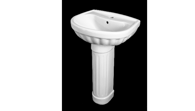 Optez pour le lavabo Corail Plus pour une combinaison parfaite de style et de fonctionnalité dans vo...