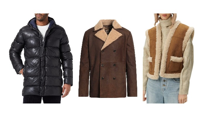 Manufacture of leather apparel, leather and mixed material clothing, eco fur shearling, eco down, ja...