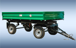 Remorca autodescarcabila pentru tractor 2-PTS-4,5 este destinata pentru transportarea prosuselor agr...