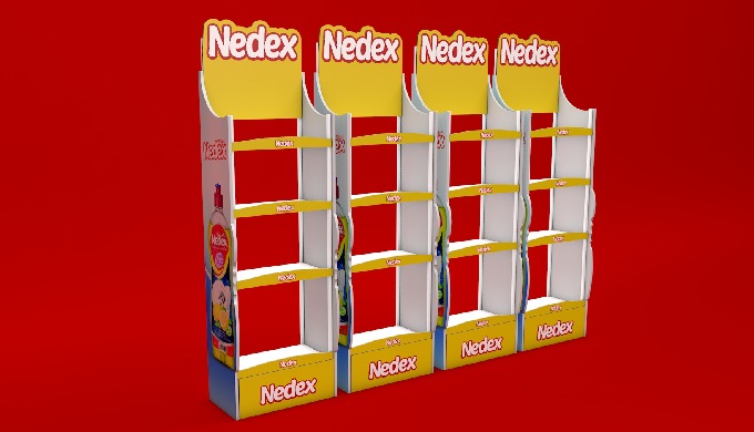 Miraline a réalisé un présentoir de détergent sur mesure pour la marque Nedex. Grâce à son expertise...