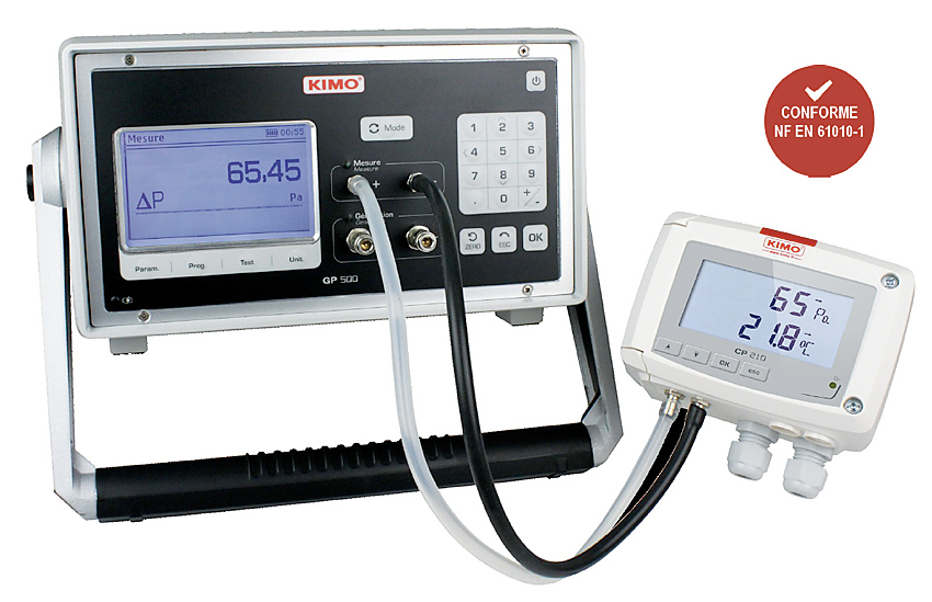 Banco de calibración de presión modelo GP 500-1. Rango de medición de 0 a 2...