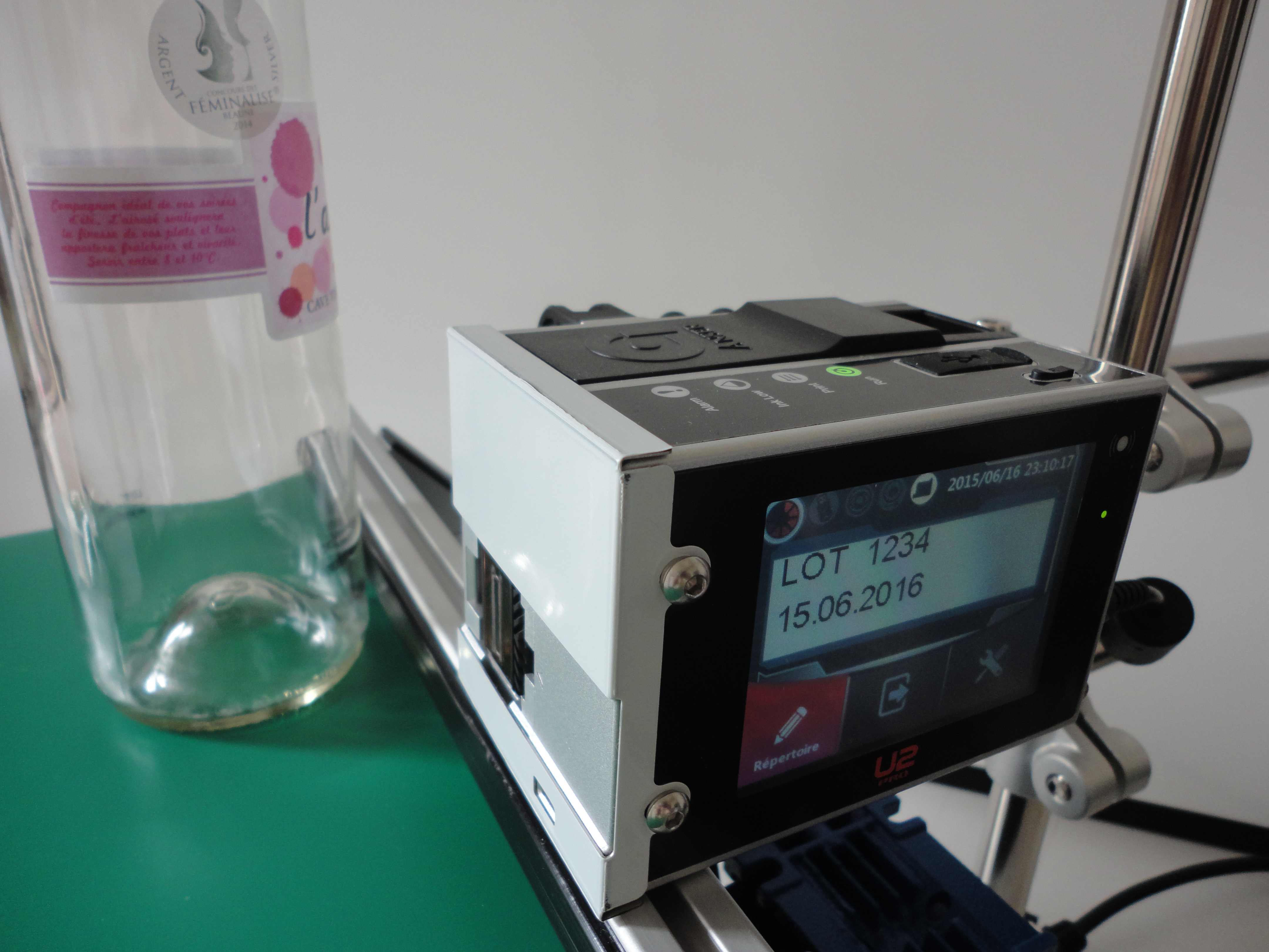 Codeur U2-PRO pour marquage jet d'encre sur verre