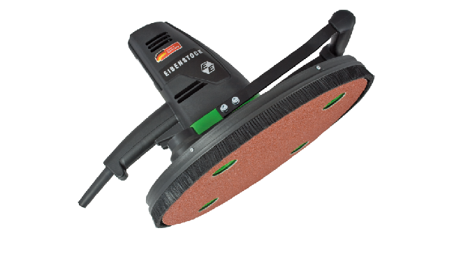 Use a Lixadora EWS 400 da Eibenstock para Lixar capoto / espuma de poliestireno e painéis para isola...