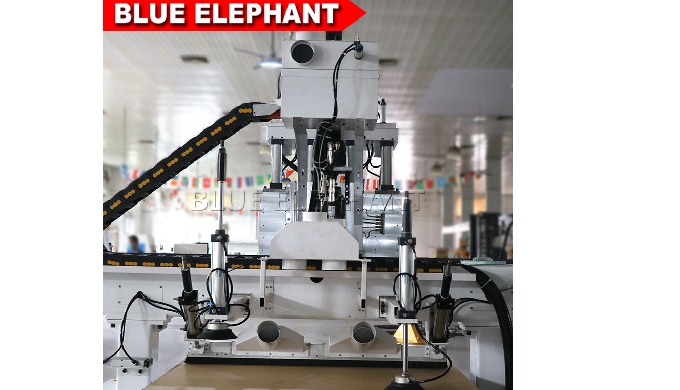 Blue Elephant 1325 4 Spindle Cnc Carving Machine For Wood