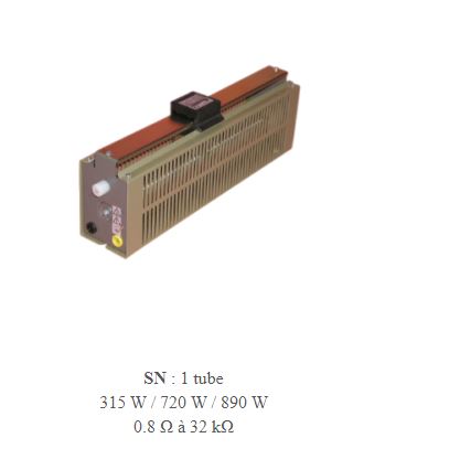 Rhéostats rectilignes Gamme SN et SNV