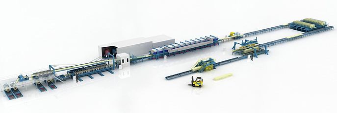 Our Polyurethane Sandwich Panel Production Line is the automation equipment that can continuously an...