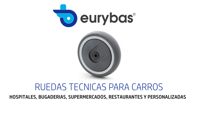 Ruedas especiales para carros de compra en supermercados y establecimientos comerciales. – Soporte e...