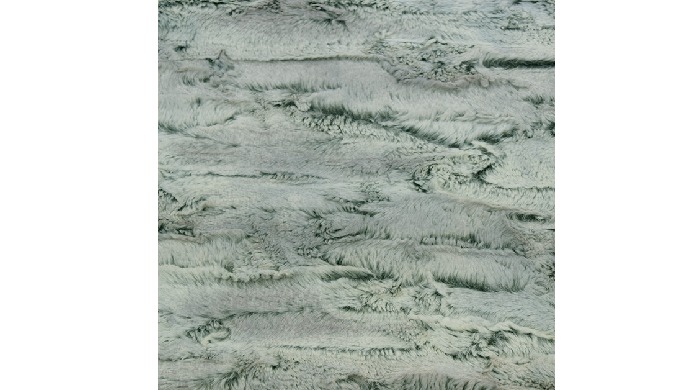 Super soft long wool fabric, animals in the fog