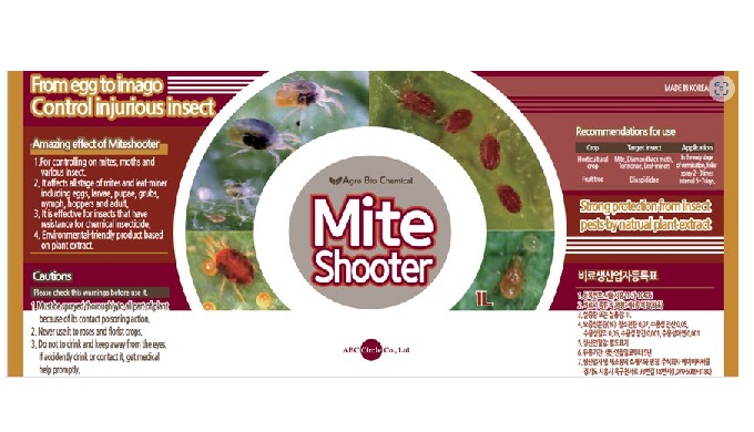 Bio acaricides/ it affects all stage of mites and can kill mites in 10 minutes/ Plant extract produc...