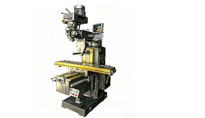 Turret milling machine has a wide range of uses, including milling, boring,...