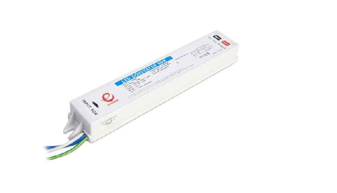 LED CONVERTER (LED POWER SUPPLIES) 60W (12V / 4.5A / IP62 / 92%) - 2years warranty - Plastic Case - ...