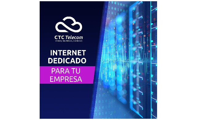SERVICIO DE INTERNET DEDICADO CON COBERTURA NACIONAL MEDIO DE ENTREGA FIBRA OPTICA CON UN SLA DEL 99...