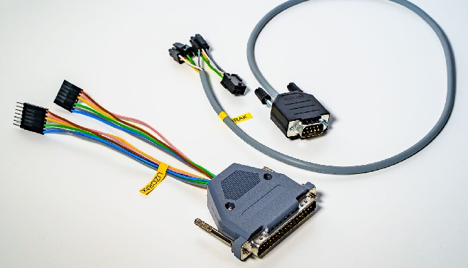 Custom cable harness.