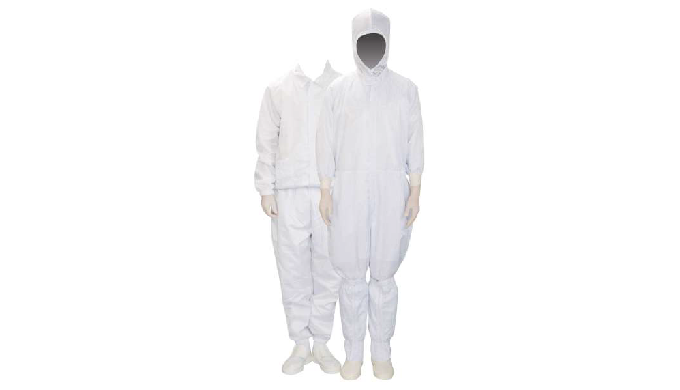 The dust-proof suit is a one-piece garment which is used in the Class 1~1,000 clean room. As the bes...