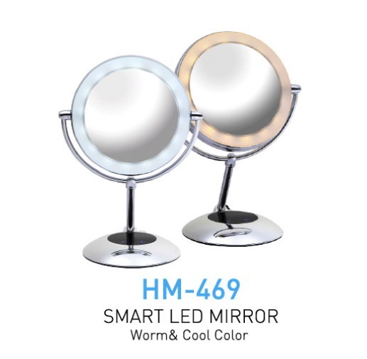Selectable between normal mirror and 3X magnifying mirror/Rotating by 360 degrees/using as a standin...