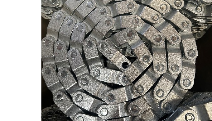 CC600 casting steel chains, links made by investment casting( Lost Wax proc...