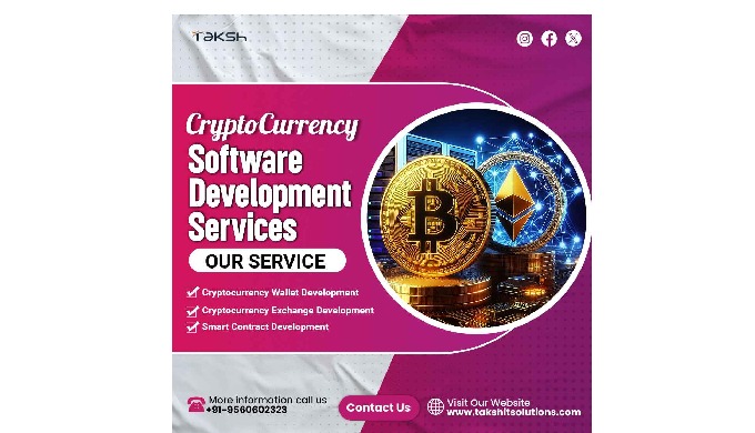 Taksh IT Solutions offers innovative Crypto Wallet MLM Software, integrating cryptocurrency function...