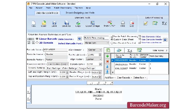 Software makes barcode to fulfill the labeling requirement of various industries. Software creates b...
