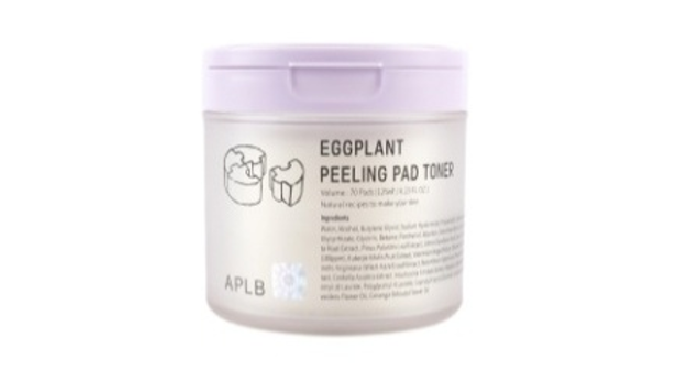 This cleansing pad that contains SolanumMelongena (Eggplant) Fruit Extract with 100ppm, Anthocyanin ...