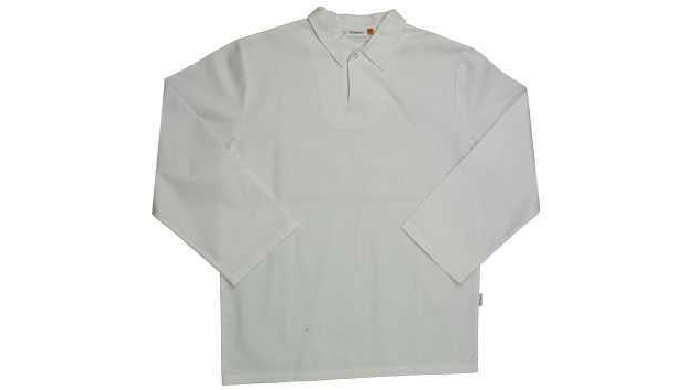 Designed especially for Food / Pharma Industry R & D Lab 2 snap buttons for neck closing Full-Sl...