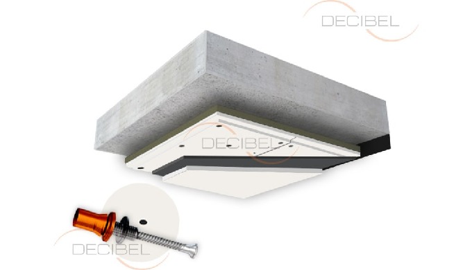C - MUTE SYSTEM 63 is a thin point connected soundproofing system for ceilings developed and refined...