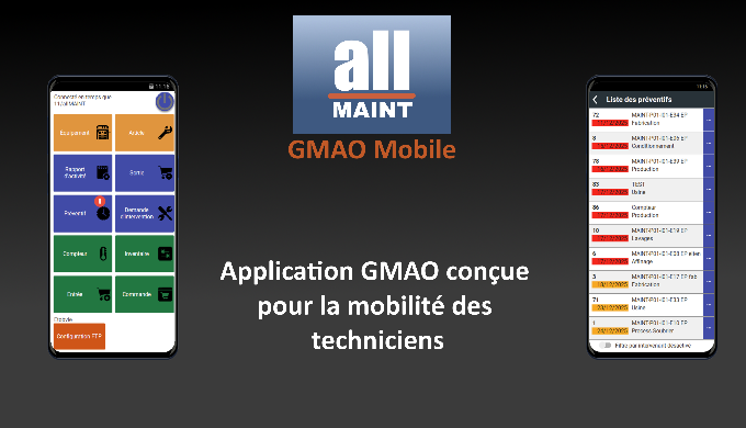 AllMaint est aussi une solution de GMAO mobile conçue pour optimiser la gestion de la maintenance. E...