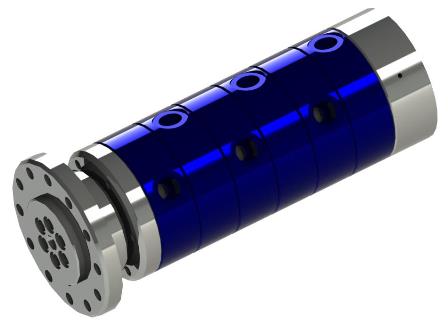 Mulitport rotating joints Series MRF 2-8 passages