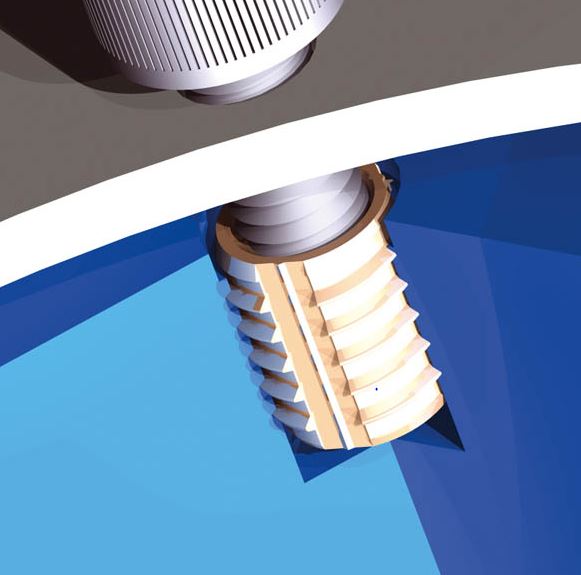 Insert auto-taraudeur sans tête TRISERT®