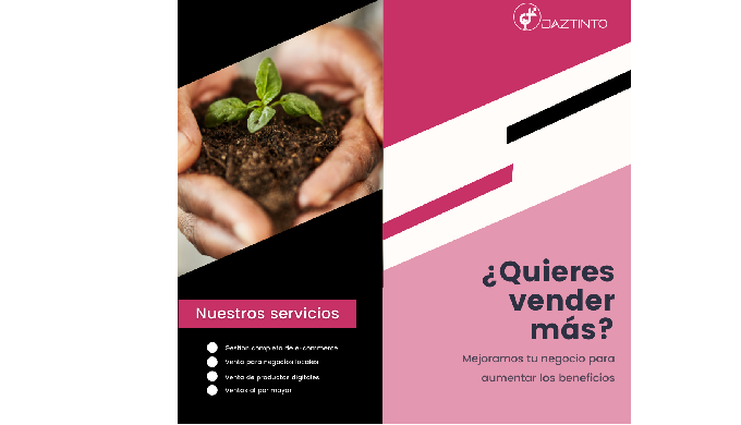 En Daztinto Consult somos también la solución para vender cualquier tipo de productos. DIGITAL ECOMM...
