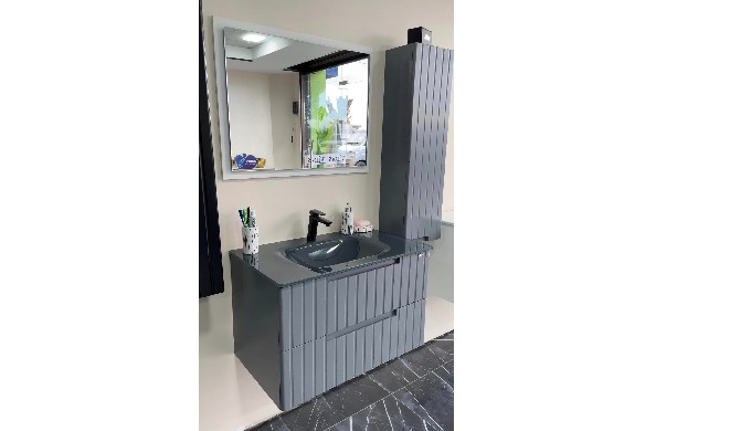 Meuble salle de bain 100 % pvc