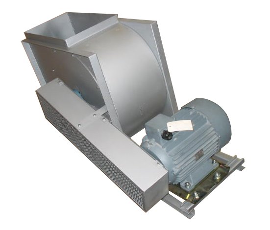 Ventilateur centrifuge simple ouïe turbine à réaction en acier peint époxy, entraînement courroies, ...